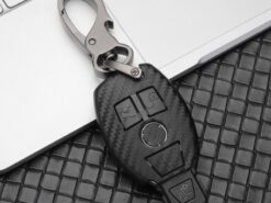 Cover custodia chiave auto per Mercedes Benz classe A B C S AMG CLA GLA GLC W221 W204 W205 W176 - Portachiavi per auto custodia portachiavi per Mercedes Benz classe A B C S AMG CLA GLA 2