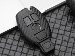 Cover custodia chiave auto per Mercedes Benz classe A B C S AMG CLA GLA GLC W221 W204 W205 W176 - Portachiavi per auto custodia portachiavi per Mercedes Benz classe A B C S AMG CLA GLA 3
