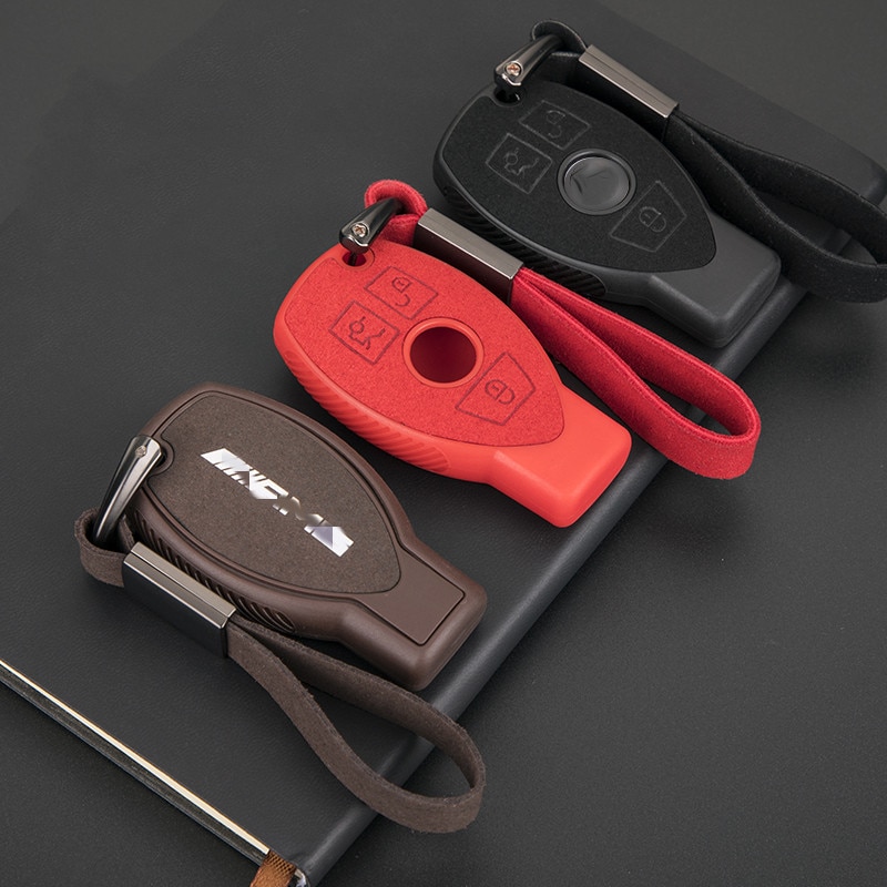 Portachiavi-per-auto-custodia-portachiavi-per-Mercedes-Benz-classe-A-B-C-S-AMG-CLA-GLC Cover custodia chiave auto per Mercedes Benz classe A B C S AMG CLA GLC GLA W221 W204 W176 W205 - Portachiavi per auto custodia portachiavi per Mercedes Benz classe A B C S AMG CLA GLC