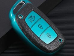 Cover custodia chiave auto per Hyundai Tucson Creta ix25 i10 i30 i20 Verna Mistra Elantra 2015-2018 - Portachiavi per auto portachiavi Set portachiavi per Hyundai Tucson Creta ix25 i10 i30 i20 Verna Mistra 2