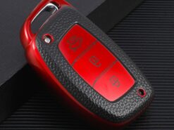Cover custodia chiave auto per Hyundai Tucson Creta ix25 i10 i30 i20 Verna Mistra Elantra 2015-2018 - Portachiavi per auto portachiavi Set portachiavi per Hyundai Tucson Creta ix25 i10 i30 i20 Verna Mistra 3