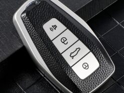 Cover custodia chiave auto per Geely Coolray X6 Emgrand Global Hawk GX7 - Portachiavi per auto portachiavi custodia Shell Set per Geely Coolray X6 Emgrand Global Hawk GX7 accessori 14