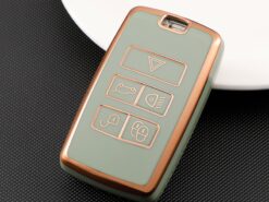 Cover custodia chiave auto per Land Rover Range Rover Discovery 5 Sport 2018 2019 per Jaguar XEL E-PACE 2019 4 Cover custodia chiave auto per Land Rover Range Rover Discovery 5 Sport 2018 2019 per Jaguar XEL E-PACE 2019 - Portachiavi portachiavi portachiavi per Land Rover Range Rover Discovery 5 Sport 2018 2019 per Jaguar XEL 2