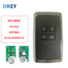 Chiave/Telecomando Per Renault Espace 5 Kadjar Megane 4 Talismano Keylessgo - Fccid Di Okey: Chip Kr5ik4ch-01 433mhz 4a Renault - Chiave a distanza Fccid dell automobile di Okey Chip KR5IK4CH 01 433MHz 4A per Renault Espace