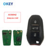 Chiave/Telecomando Per Peugeot 208 308 3008 508 5008 Citroen C4 C4l Ds4 Ds5 4a /id46 Chip 434mhz Entrata Senza Chiave - Peugeot - Chiave auto telecomando Okey per Peugeot 208 308 3008 508 5008 Citroen C4 C4L DS4 DS5