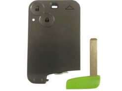 Chiave/Telecomando Per Renault Laguna Espace 2 Pulsanti 433mhz Smart Key Card Pcf7947 Id46 Chip Keyless Entry - Renault - Chiave auto telecomando Okey per Renault Laguna Espace 2 pulsanti 433Mhz Smart Key Card PCF7947 ID46 3