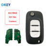 Chiave/Telecomando Per Mercedes Benz Smart Fortwo 453 Forfour 2015-2017 Muslimb Twb1g767 4a Pcf7961 433mhz - Mercedes - Chiave per auto remota Okey per Mercedes Benz Smart Fortwo 453 Forfour 2015 2017 muslimb TWB1G767
