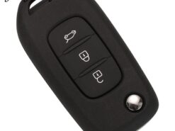 Chiave/Telecomando Per Renault Kadjar Captur Control Fob 433mhz 433.93mhz - 3 Pulsanti Flip Remote 4a 4a Chip Renault - Jingyuqin 3 pulsanti Flip Remote Car Key 4A 4A Chip per Renault Kadjar Captur Control FOB 2