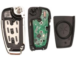 Chiave/Telecomando Per Audi A1 Q3 8x0 837 220 8x0837220d 8x0837220c - 3btn 315mhz 434mhz Id48 Go Prossimità Flip Audi - Jingyuqin 3BTN 315MHz 434MHz ID48 Keyless Go prossimit Flip telecomando chiave per Audi A1 Q3 8X0 3