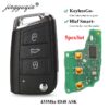 Chiave/Telecomando Per Volkswagen Seat Golf 7 Mk7 Touran Polo Tiguan Bb Bb Keylessgo/half Smart - 5pc 434mhz Mqb Megamos 88 Aes Volkswagen - Jingyuqin 5pc chiave remota 434MHz MQB MEGAMOS 88 AES per VW Seat Golf 7 MK7 Touran