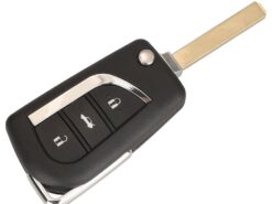 Chiave/Telecomando Per Toyota Aygo Corolla Auris /g Chip Fit Verso Avensis S000048000 A03taa - 5pcs Va2 Flip Remote Fob 433mhz H-8a Toyota - Jingyuqin 5pcs VA2 Flip Remote Car Key Fob 433MHz H 8A per Toyota Aygo Corolla Auris 1