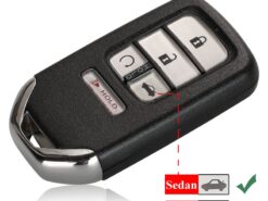 Chiave/Telecomando Per Honda Civic Ex E Touring 2016 2017 2018 -fcc: Kr5v2x - Smart Fob 433mhz Id47 Chip 5 Pulsante Honda - Jingyuqin Smart Fob Chiave A Distanza 433MHz ID47 Chip 5 Pulsante per Honda Civic EX E 1