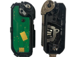 Chiave/Telecomando Per Fiat 500 Panda Punto Bravo Car Alarm Keyless Entry Sip22 Blade 433.92mhz Id46 - 3 Pulsanti Flip Remote Combo Fiat - Okey Car Key 3 pulsanti Flip Remote Key COMBO per FIAT 500 Panda Punto Bravo Car 2