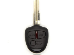 Chiave/Telecomando Per Mitsubishi L200 Shogun Pajero Triton Key Fob Control Auto Uncut Key Balde 2/3 Button - Remote Id46 Chip 433mhz Mitsubishi - Okey Remote Car Key ID46 Chip 433MHz per Mitsubishi L200 Shogun Pajero Triton Key Fob Control 3