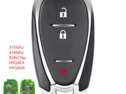 Chiave/Telecomando Per Chevrolet Camaro Cruze Malibu 2016-2020 Spark Remote Key Fob Hyq4ea/hyq4aa Id46 - Remote   Entry 315/434mhz  Chevrolet