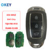 Chiave/Telecomando Per Hyundai Santa Fe 2018 2019 2020 Fcc:tq8-f0b-4f19 P/n:95440-s1100 - Tasto Astuto A Distanza Di 433mhz 3 Di Hyundai - Tasto astuto a distanza di chiave 433MHz 3 dell automobile di Okey per Hyundai Santa Fe