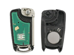 Chiave/Telecomando Per Vauxhall Opel Vectra Corsa Astra Signum Hu100 Lama - 2 Pulsante Pieghevole 433mhz Di Chip Transponder Chip Di Pcf7941 Vauxhall - YIQIXIN 2 Pulsante Pieghevole Chiave Auto Chiave A Distanza 433Mhz di Chip Transponder Chip di PCF7941 3