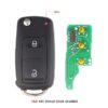 Chiave/Telecomando Per Volkswagen Volkswagen Amarok Golf Passat Polo Jetta Transporter 2011-2016 5k0837202ad - 2 Pulsanti Flip Remote 434mhz Volkswagen - YIQIXIN 2 pulsanti Flip Remote Car Key 434MHz per Volkswagen VW Amarok GOLF PASSAT Polo Jetta 640x640