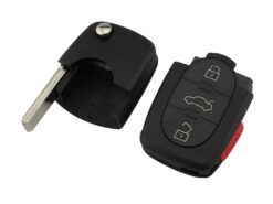 Chiave/Telecomando Per Audi Tt A4 A6 A8 S4 S6 S8 Tt 315mhz Di Chip Transponder Id48 4d0 837 231 M - 3 1 / 4 Bottoni Di Vibrazione Pieghevole Audi - YIQIXIN 3 1 4 Bottoni di Vibrazione Pieghevole Chiave A Distanza Dell automobile Per Audi TT 2