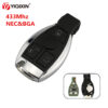 Chiave/Telecomando Per Mercedes Benz Anno 2000 Nec & Bga Di Controllo 433mhz Con Lama - 3 Pulsante Kydz Schede Di Astuta Di Ricambio Mercedes - YIQIXIN 3 Pulsante KYDZ Schede di Auto Chiave A Distanza Astuta di Ricambio Per Mercedes Benz