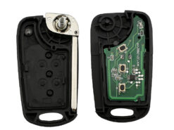 Chiave/Telecomando Per Hyundai I30 Ix35 Elantra 2009-2015 Chiave A Distanza - 3 Pulsante Di Vibrazione Pieghevole 433mhz Id46 Transponder Chip Hyundai - YIQIXIN 3 Pulsante di Vibrazione chiave Pieghevole Auto chiave A Distanza 433Mhz ID46 Transponder Chip Per 2