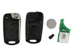 Chiave/Telecomando Per Hyundai I30 Ix35 Elantra 2009-2015 Chiave A Distanza - 3 Pulsante Di Vibrazione Pieghevole 433mhz Id46 Transponder Chip Hyundai - YIQIXIN 3 Pulsante di Vibrazione chiave Pieghevole Auto chiave A Distanza 433Mhz ID46 Transponder Chip Per 3