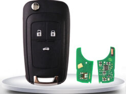 Chiave/Telecomando Per Vauxhall Opel Astra - 3 Tasto Del Di Vibrazione Pieghevole Con 433mhz Id46 Transponder Chip Chevrolet Buick Vauxhall - YIQIXIN 3 Tasto del Telecomando Chiave Dell automobile di Vibrazione Pieghevole Con 433Mhz ID46 Transponder Chip 1