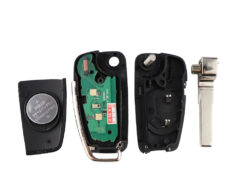 Chiave/Telecomando Per Audi A2 A3 A4 A6 A6l A8 Q7 - 3 Pulsante Flip Pieghevole 315/433mhz Chip/chip Vetro Id48 8e Chip Audi - YIQIXIN 3 pulsante Flip pieghevole chiave auto remota 315 433Mhz Chip Chip vetro ID48 8E Chip 4