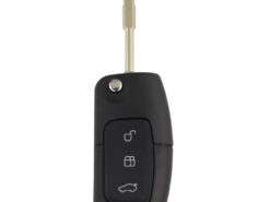 Chiave/Telecomando Per Ford Fusion Focus Mondeo Fiesta Galaxy Fo21 Lama Uncut Veicolo Auto Flip Key - 3 Pulsanti 433mhz Ford - YIQIXIN 3 pulsanti 433MHZ chiave a distanza per Auto fai da te per Ford Fusion Focus 1