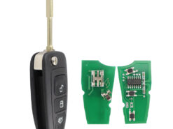 Chiave/Telecomando Per Ford Mondeo Transit Connect Focus 2 Mk1fiesta 2013 Fo21 Blade - 3 Pulsanti 433mhz 4d60 Chip Smart Remote Flip Ford - YIQIXIN 3 pulsanti 433Mhz 4D60 Chip Smart Remote Car Key Flip per Ford Mondeo Transit Connect 2
