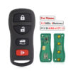 Chiave/Telecomando Per Infiniti/nissan Frontier Murano Armada Pathfinder 2002-2008 Kbrastu15 - 315mhz 3/4 Pulsanti Infiniti - YIQIXIN 315Mhz 3 4 pulsanti chiave a distanza per auto Keyless Entry Infiniti Nissan Frontier Murano 640x640