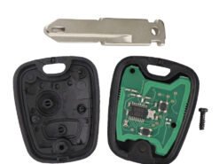 Chiave/Telecomando Per Peugeot 107 207 307 407 206 306 406 Per Citroen C2 C3 Con Lama Ne72 - 433mhz Id46 Chip Elettronico Nuova Peugeot - YIQIXIN 433mhz ID46 Chip elettronico nuova chiave per auto remota per Peugeot 107 207 307 407 1