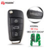 Chiave/Telecomando Per Audi A3 S3 Tt A4 S4 Cabrio Quattro Avant 2005-2013 Chiave Di Controllo Automatico 8e0 837 220af 433mhz 8e - Audi - YIQIXIN chiave a distanza per Auto a 3 pulsanti per Audi A3 S3 TT A4 S4