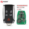 Chiave/Telecomando Per Jaguar X Tipo S Xkr Xf Xk 2006-2013 315mhz Id46 7945 Chip Fcc:kr55wk49244 Non Tagliato - Jaguar - YIQIXIN chiave per auto remota a 5 pulsanti con Smart per Jaguar X tipo S XKR